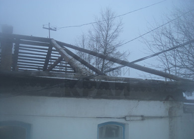 Пристройка из бруса и реставрация крыши