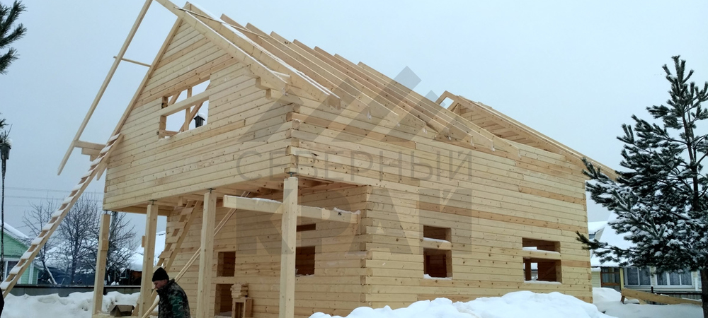 Можно ли строить дома из бруса зимой?