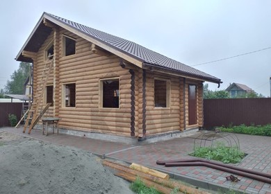 Дом из бревна в Брянске